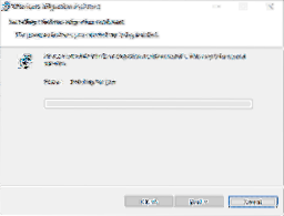 asistente de migración de windows instalando bonjour
