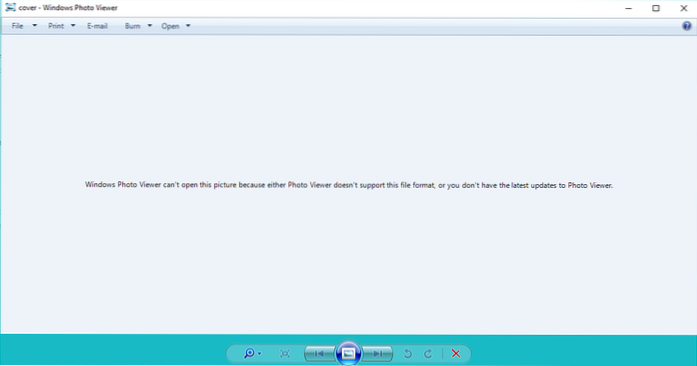 windows photo viewer can t open this picture because