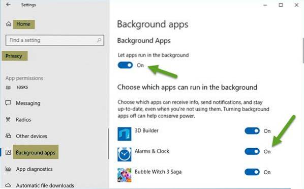 Windows spouští aplikaci na pozadí