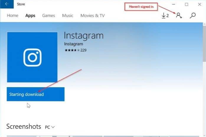 windows store without account