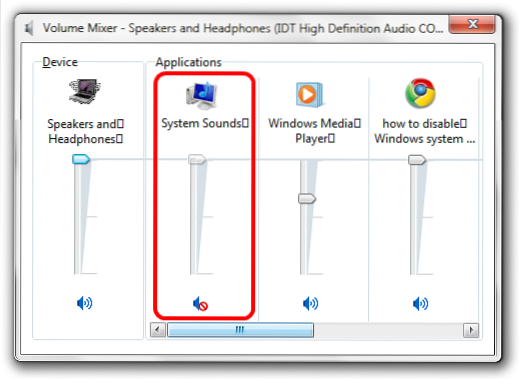 zvuky systému Windows