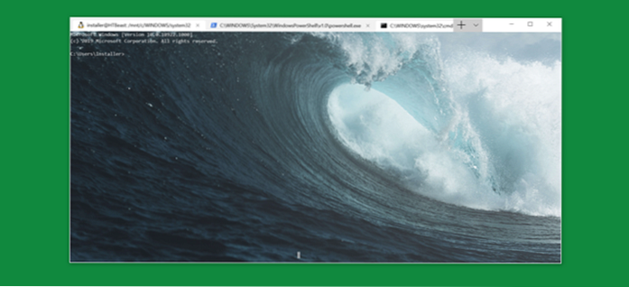 obraz tła terminala windows