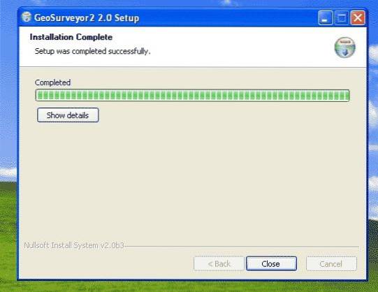 escribe los pasos para instalar el software