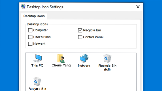 Fügen Sie meine Dokumente zu Desktop Windows 10 hinzu