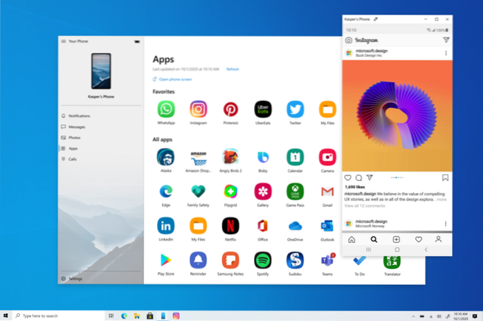 Android 10 pentru Windows