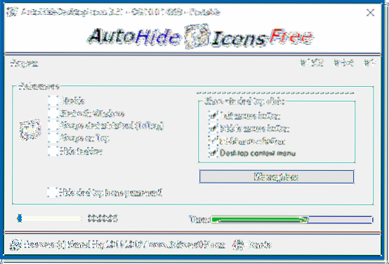 automatisk skjul ikoner windows 10