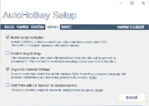 chiave di disabilitazione autohotkey