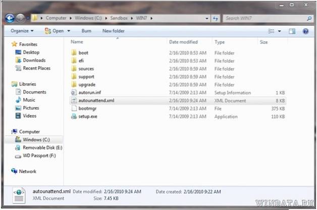 selvbetjent.xml windows 7