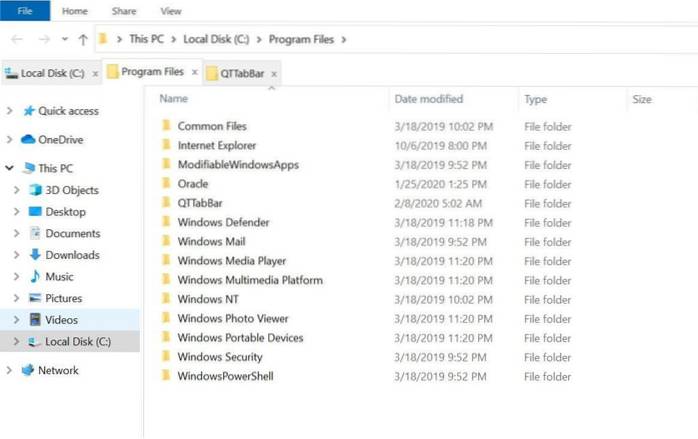 melhores extensões para windows 10 file explorer