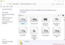 meilleures polices pour windows 10