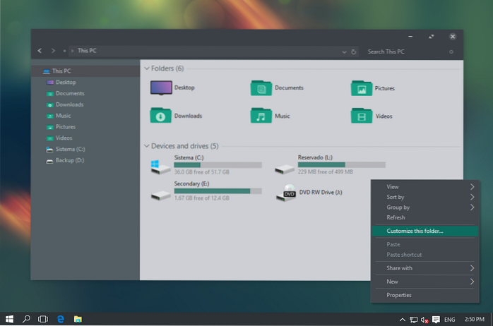 melhores temas do windows 10