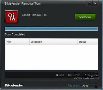 ferramenta de remoção de malware bitdefender