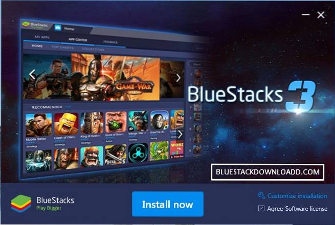 Descărcați bluestacks 3 pentru pc