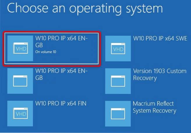 booten von vhd