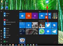 cara menampilkan aplikasi di desktop windows 10