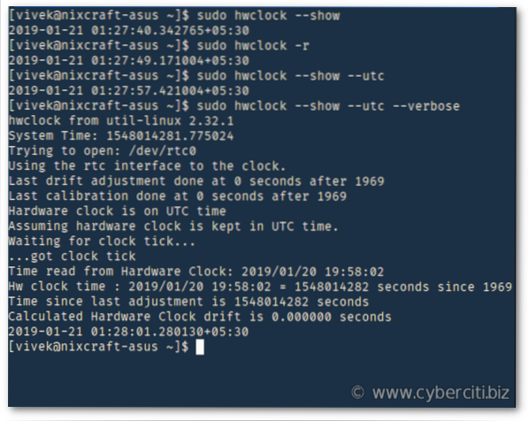 change date linux