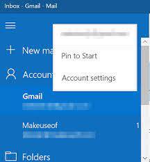 ändra Gmail-lösenord i Windows 10 Mail
