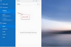 modificați ordinea e-mailurilor în Windows Mail