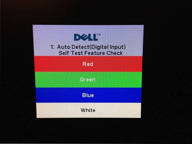 dell self test