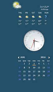 desktop clock and calendar for windows 10