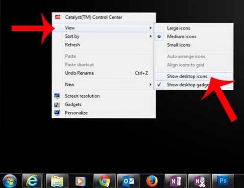 Desktop-Symbol Win 7 automatisch ausblenden