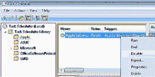 deaktiver iTunes automatisk oppdateringsregister