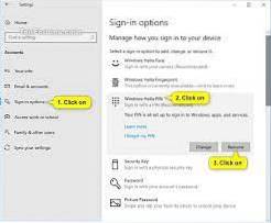 deaktiver pin for at starte Windows 10