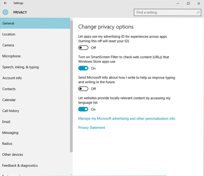 schakel uitvoerbare Windows 10 uit voor spraakruntime