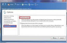 desabilitar o Windows Defender Windows 7