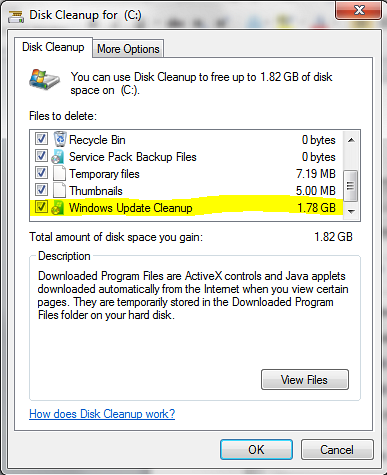 dodatek do kreatora czyszczenia dysku