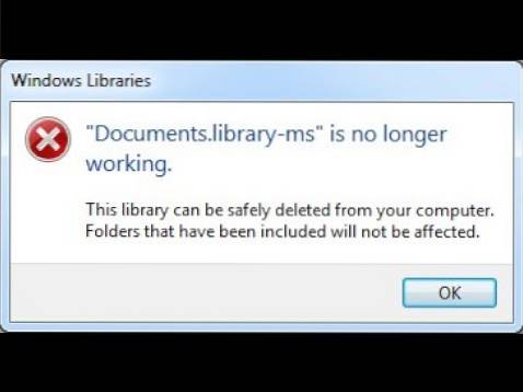 documenti.library-ms non funziona più con Windows 8