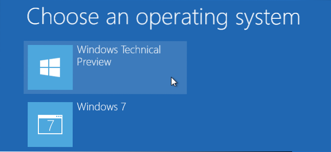 podwójny rozruch systemu Windows 7 i 10