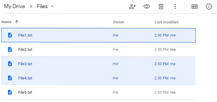 google docs flera val