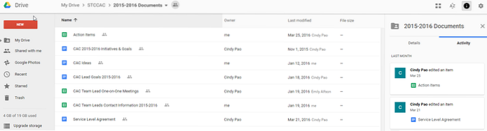 google drive community