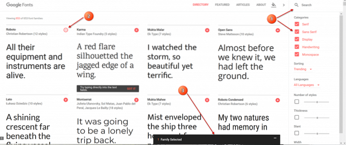 google-teckensnitt fungerar inte i ord