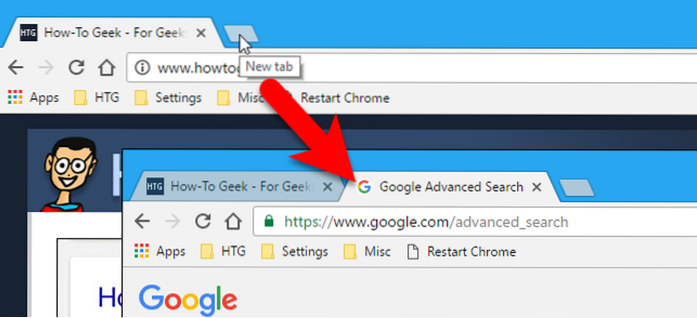 google open in new tab