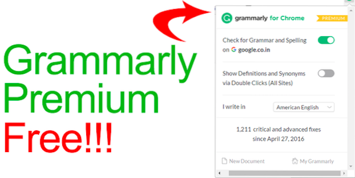 grammatica premium gratis