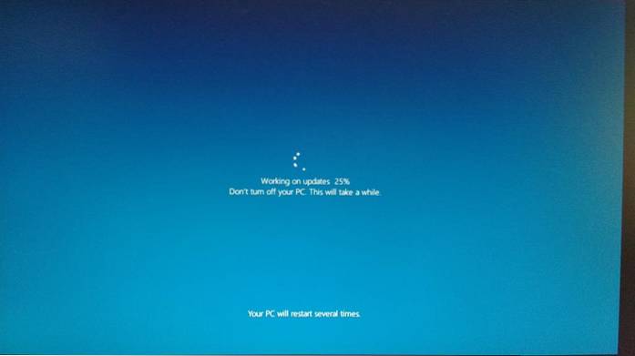jak velké jsou aktualizace systému Windows 10