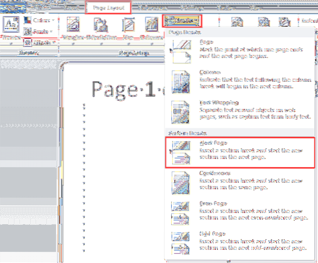how do i change to single page view in word