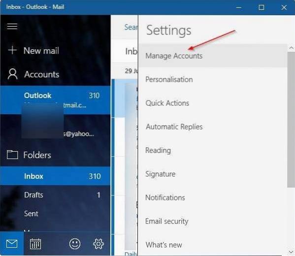 hoe vind ik mijn e-mailwachtwoord in Windows 10