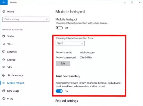hvordan du legger til mobil hotspot i Windows 10