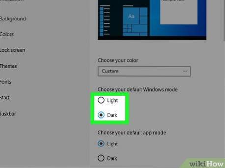 how to change default app mode in windows 10 without activation