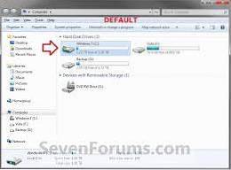 how to change local disk icon in windows 7