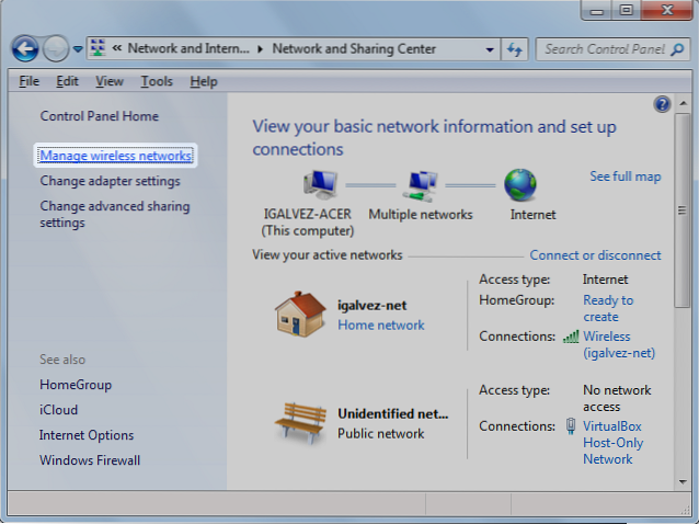 jak zmienić hasło do hotspotu wifi w systemie Windows 7
