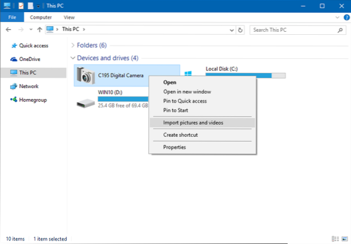 jak proklikávat fotografie v systému Windows 10