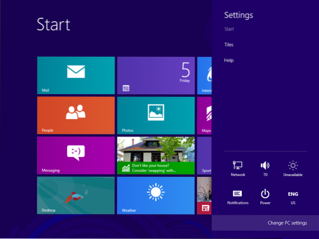 como personalizar o menu iniciar do Windows 8