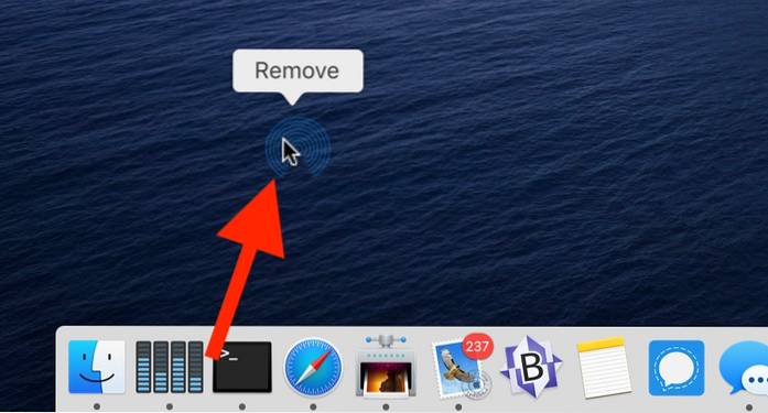 So löschen Sie Apps vom Dock auf dem Mac