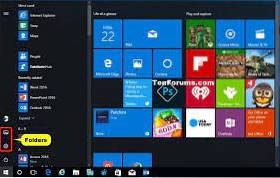 jak odstranit složku z nabídky Start Windows 10