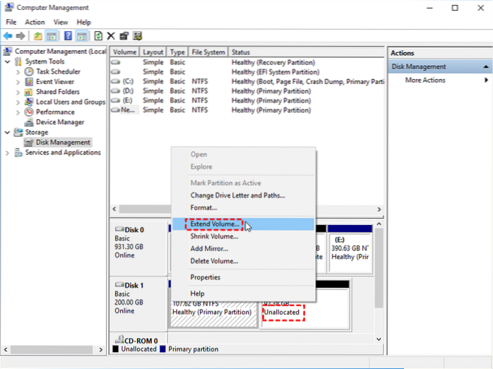 hur man tar bort odelad partition i Windows 7