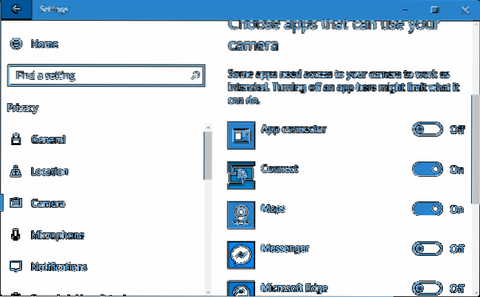 So bearbeiten Sie App-Berechtigungen Windows 10